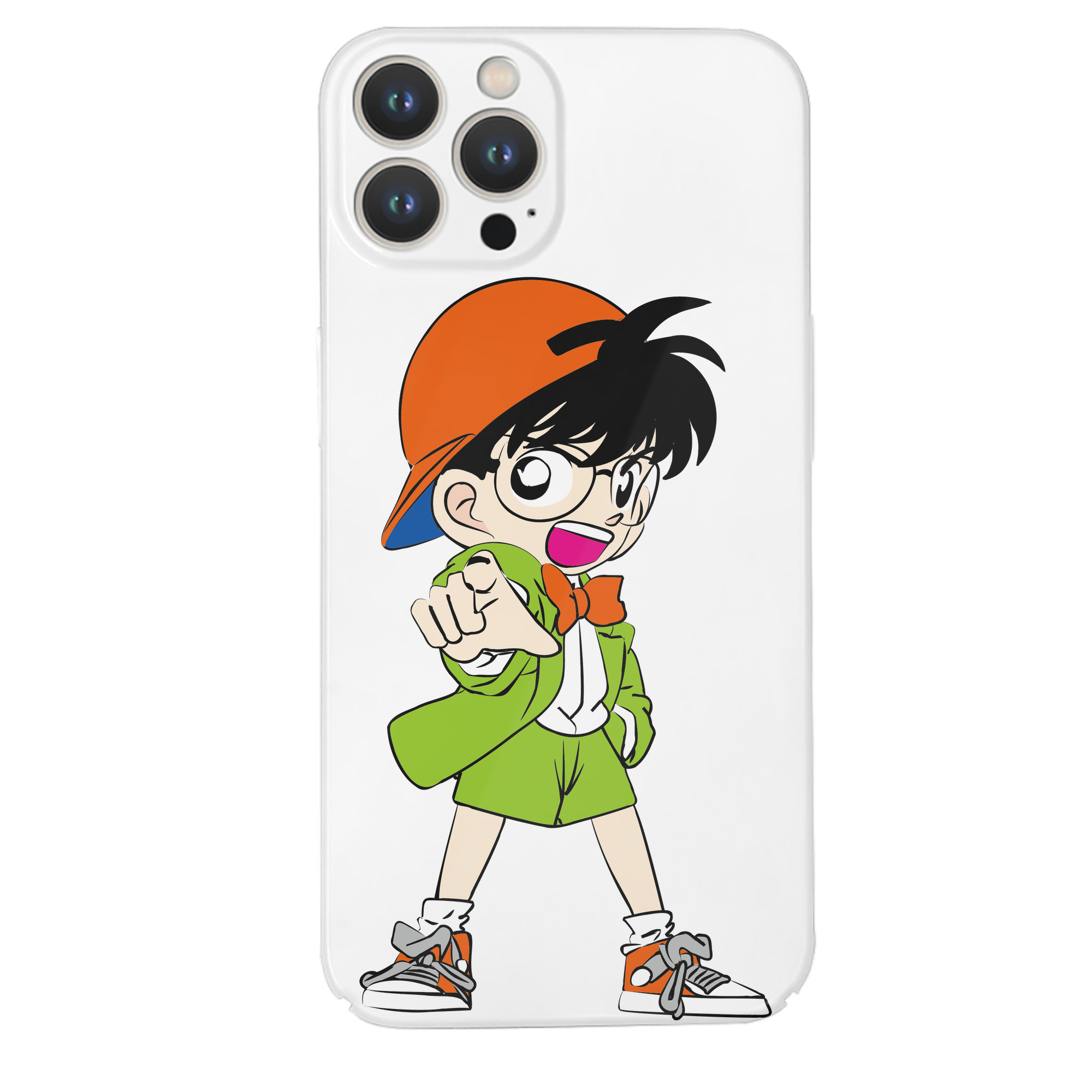 （画像用） 名探偵コナン 江戸川 コナン Detective Conan Conan Edogawa 【iPhone 14シリーズ対応】ハードケース